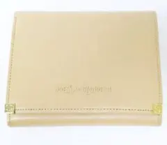 Yves Saint Laurent サンローラン 折り財布 がま口 ベージュ