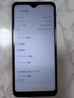 Samsung Galaxy A20 SCV46 本体