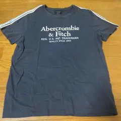 Abercrombie & Fitch ネイビー Tシャツ L