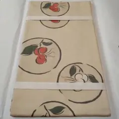六通袋帯 椿 薄卵色