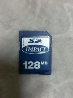 SDカード　128MB　IMPACT　インパクト　メモリーカード 　デジカメ