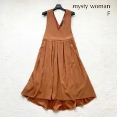 【 mysty woman 】 キャミワンピース ジャンパースカート F