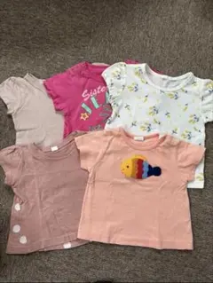 ベビー服 夏先取り　Tシャツ 5枚セット サイズ80 早い者勝ち　半袖