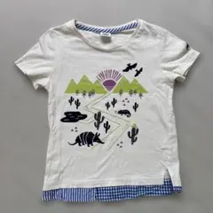 (新品未使用)アカチャンホンポ シンプルフリー 半袖Tシャツ 120