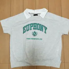 Lovetoxic EUPHONY 半袖ポロシャツ風Tシャツ M（150）サイズ