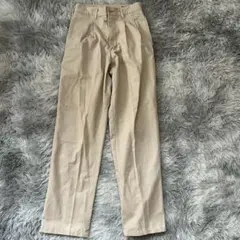 美品✨【UNIQLO】 タック入りチノパン (m) 綿100% カジュアル