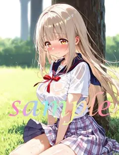 c501 美少女 かわいい イラスト 下着 コスプレ セクシー A4ポスター