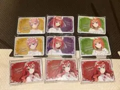 五等分の花嫁　缶バッジ　9個