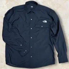 THE NORTH FACE NR12552 ロングスリーブ ヌプシ シャツ 黒