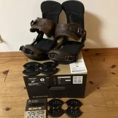 BURTONボード ×MADMAGAZINEコラボ REDWINGビンディング BURTON (バートン) ビンディング Mサイズ ブラウン×ブラック RED