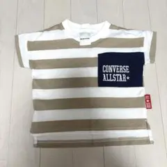 美品 コンバース CONVERSE ベビー服 ストライプ Tシャツ 80cm