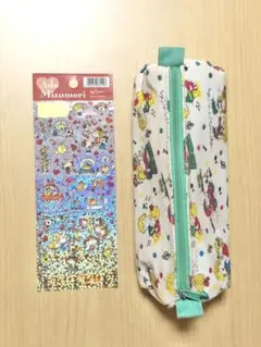 水森亜土 あどちゃん 筆箱u0026シール2点セット