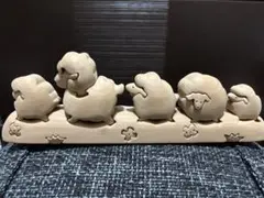 木製パズル　羊の行進