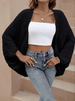 SHEIN ドルマンスリーブカーディガン