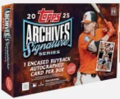 2025 Topps ARCHIVES Signature 新品未開封ボックス