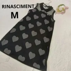 RINASCIMENT リナシメント ノースリーブワンピース 膝丈 黒/M
