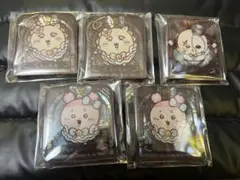 【古本屋、シーサー、ラッコ】5個セット まじかるちいかわ ステンドグラス風バッジ