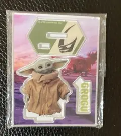 ハッピーくじ スターウォーズ マンダロリアン D賞 グローグー アクスタ