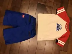 プチバトーTシャツ ラグマートショートパンツ セット