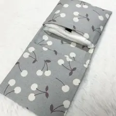 サニタリーケース さくらんぼ チェリー ライトグレー 北欧風 S8501