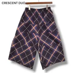 美品✨クレッシェントデュオ サルエルパンツ クロップド フリース 日本製 黒 M