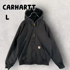 メキシコ製 カーハート フルジップパーカー フーディ ブラック L相当92