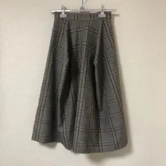 グレンチェック スカート