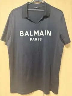 バルマン　ポロシャツ　ブラックS 美品　モノグラム　定価15万　レア　Tシャツ フリーズテックパフォーマンス 冷感ポロシャツ 半袖 ブラック