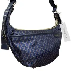 新品未使用 エルスポーツ ELLE sportsショルダーバッグ 2WAY 総柄