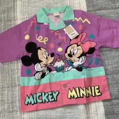 ディズニー ミッキー ミニー アロハシャツ Tさシャツ