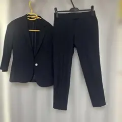 ネイビー パンツスーツ Sサイズ