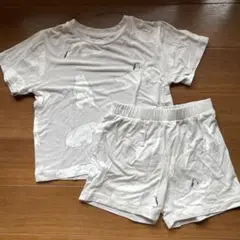 ジェラートピケ　しろくまパジャマ　半袖　上下セット