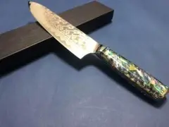 VG10 37層ダマスカス 螺鈿柄牛刀包丁 210mm