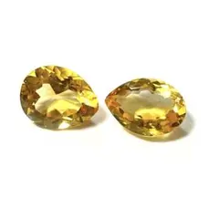 シトリン　２ヶ　9.88ct