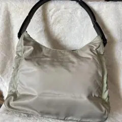 PRADA プラダ テスートナイロン プラスチックハンドル ベージュ