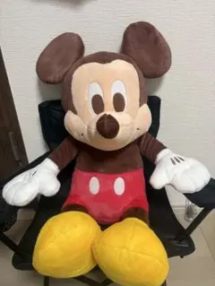 ミッキーマウス 赤いほっぺ　グランデ　ぬいぐるみ　おすわりVer.