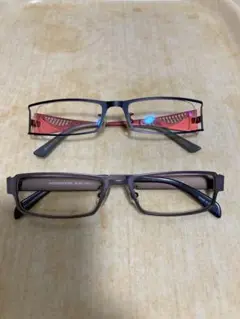 オシャレテンプル　メガネ　めがね　眼鏡　2種類