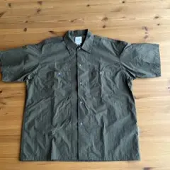 BAMBOO SHOOTS ショートスリーブ オープンカラーシャツ　M