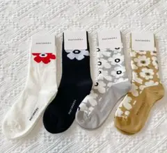 新品マリメッコソックス　4足