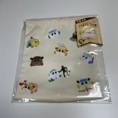 新品 モルカー マチ付き巾着 アイボリー