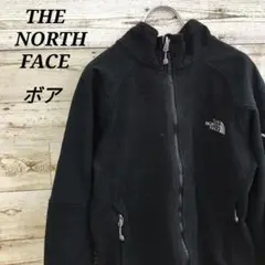 【k529】USA規格ノースフェイス刺繍ロゴボアフリースジャケットブルゾン古着