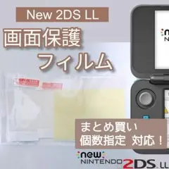 New Nintendo 2DS LL 液晶 画面 保護フィルム 個数指定◎