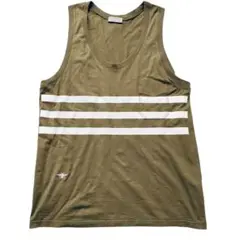Dior homme 2004 SS strip期 ボーダー タンクトップ 難あり Dior homme 04SS strip期 レザーパッチタンクトップ