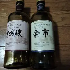 未開封2本　余市 2000's 500ml & 白州蒸留所　300ml 終売 貴重☆ニッカ 余市 2000's 500ml 新品未開封‼️入手困難品