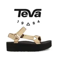 【新品未使用】25cm Teva テバ フラットフォームユニバーサル サンダル