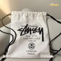 BB.12 新品STUSSY ステューシー ナップサック リュック ホワイト