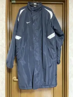 NIKE ネイビー ベンチロングコート