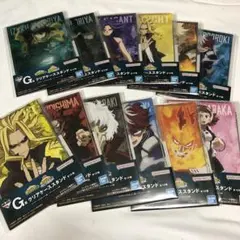 僕のヒーローアカデミア　G賞　クリアケーススタンド　12種　セット
