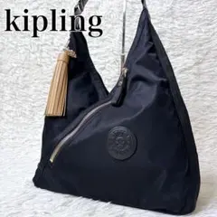 極美品✨キプリング オリーナ ローズブラック ワンショルダーバッグ 肩掛け A4