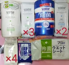 スコッティ アルコール ノンアルコール 除菌 ウェットティッシュ